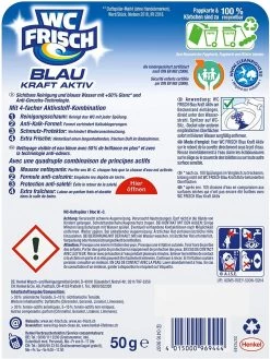 WC FRISCH Kraft Aktiv Blauspüler Blütenfrische 50g WC-Reiniger Reinigung -Reinigungsmittel Laden d2f6a81e a8e3 4725 bb06 c3581e70e8a8