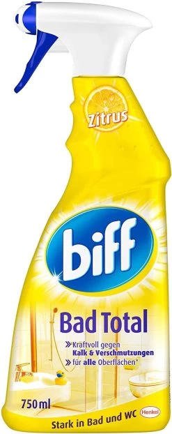 Biff Bad Total Zitrus Badreiniger Bad Reiniger Badezimmer 2x750 Ml Sprühflasche -Reinigungsmittel Laden df142231 2bd4 42d2 9f63 f1111f42c07e