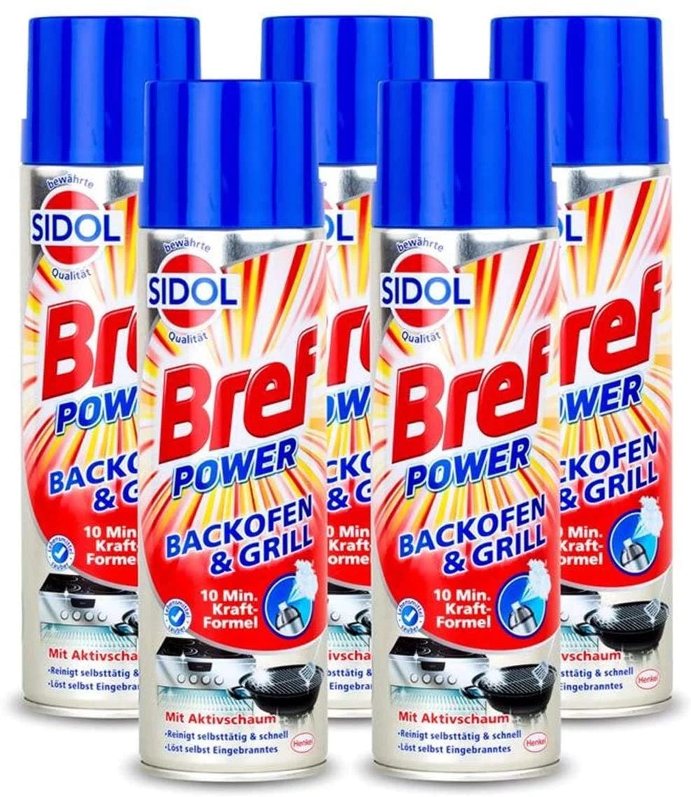 Bref Power Ceran & Stahl 6er Pack Edelstahl Reinigung 6x500 Ml Reinigungsmittel 7 Bref Power Ceran & Stahl 6er Pack Edelstahl Reinigung 6x500 Ml Reinigungsmittel – Bild 5