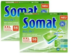 Somat All In 1 Pro Nature Spülmaschinen Tabs 56 Tabs Spülmittel Spülen Reinigung 12 Somat All In 1 Pro Nature Spülmaschinen Tabs 56 Tabs Spülmittel Spülen Reinigung -Reinigungsmittel Laden f013cde5 32f2 40de 93e7 40cf751692ea 3