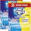 WC FRISCH Duo Lemon 2er Pack WC-Reiniger WC-Duftstein 2x 2 Stück Nachfüllpack -Reinigungsmittel Laden fec0da9f 2eda 46eb bd35 45adba7fca37